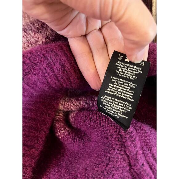 UGG Womens Alessa Crewneck Sweater Wool Blend In Rosewood Multi Size Small - Picture 6 of 7